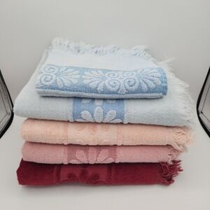 Vintage Cannon Monticello Santa Cruz Bath and Hand Towels